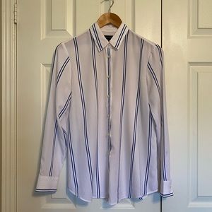 Rayon stripe blouse